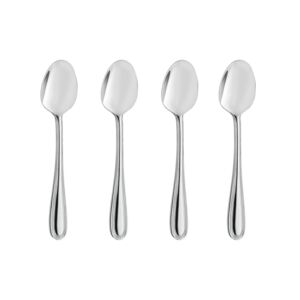 Amefa 4-Piece Tea Spoon on Hanging Card Pearl Silver Amefa 4-Piece Tea Spoon on Hanging Card Pearl Silver